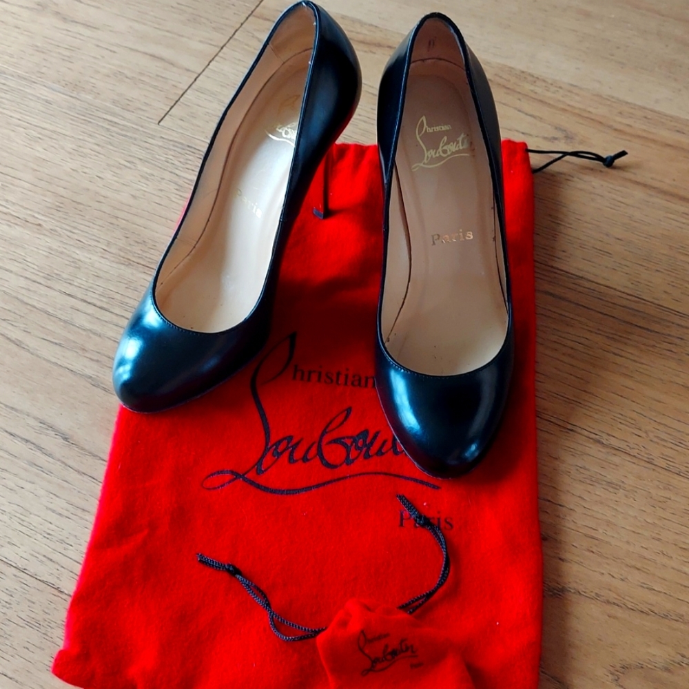 No longer available- Christian Louboutin Black Heels